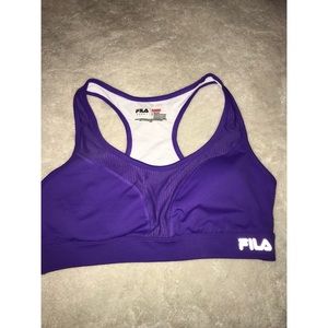 Purple Fila Sports Bra!